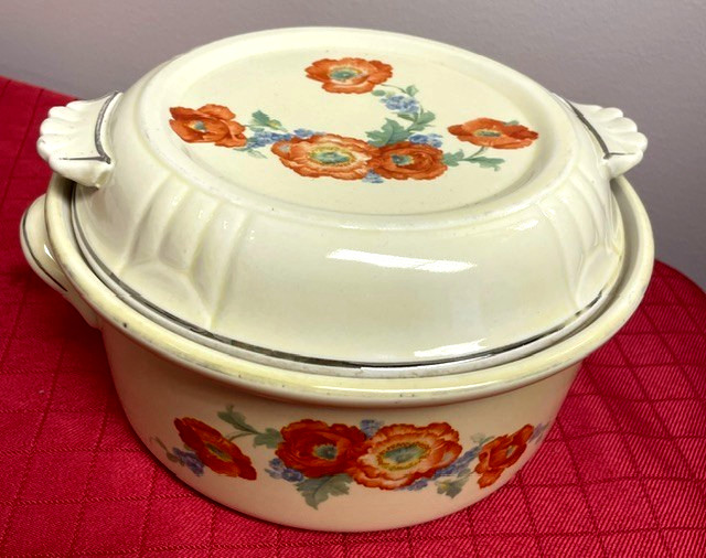 Hall's Pottery Orange Poppy Radiance 8