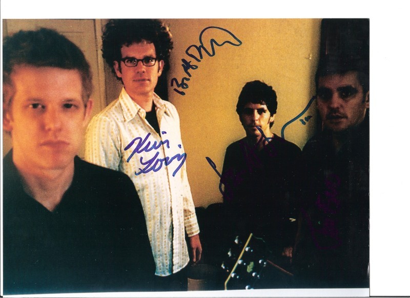 Spoon - Guaranteed 8x10 Autographed by all 4 members of the rock group