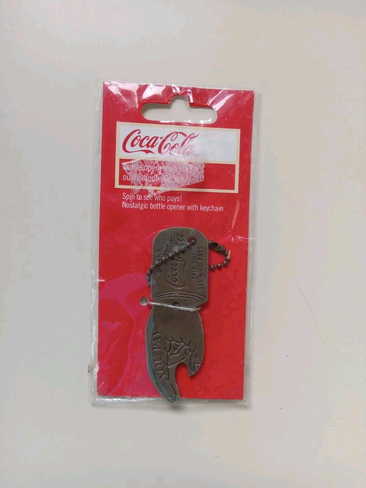 Coca-Cola Spinner Bottle Opener Game Spin To See Who Pays