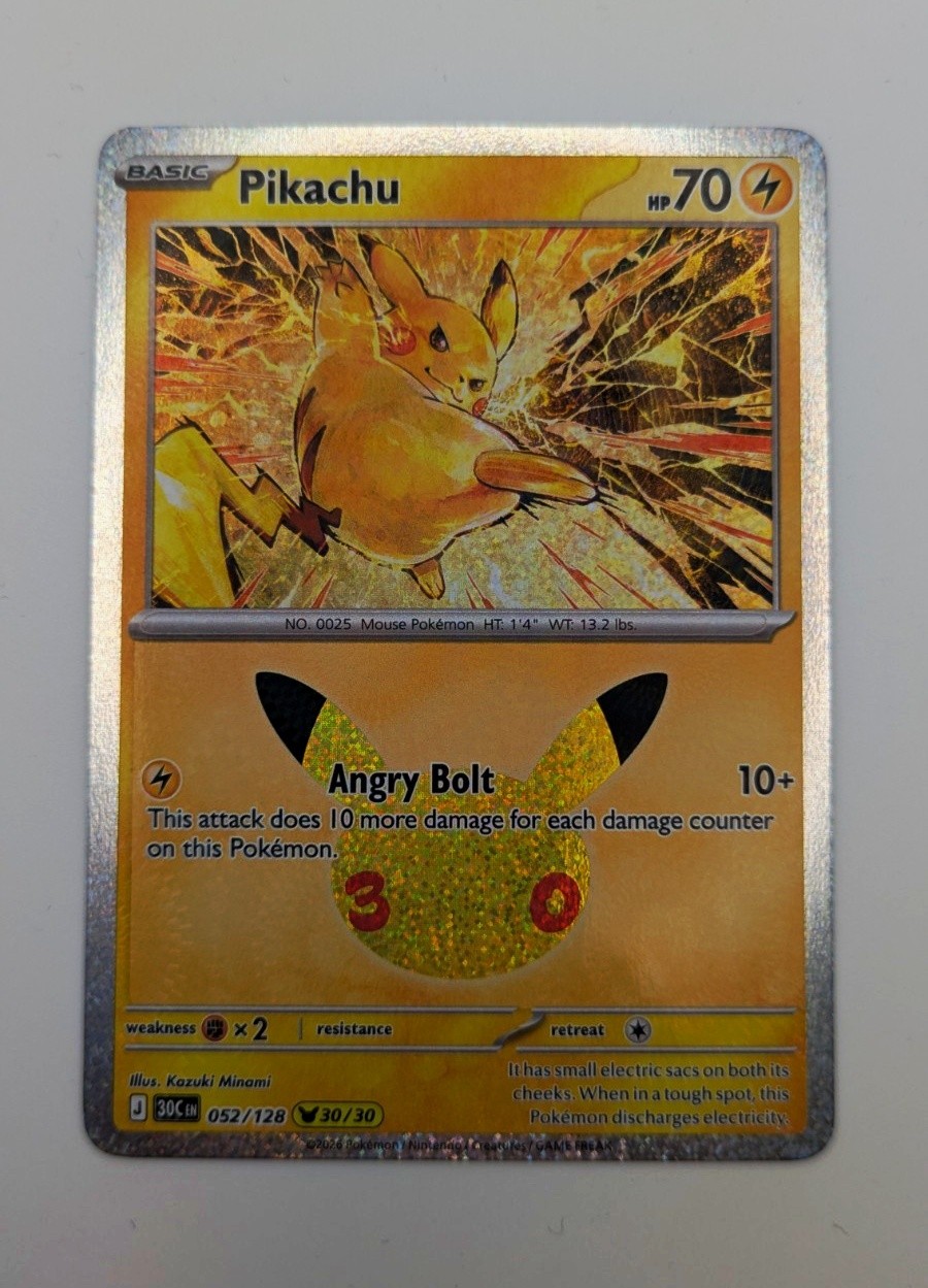Pikachu 052/128 30/30