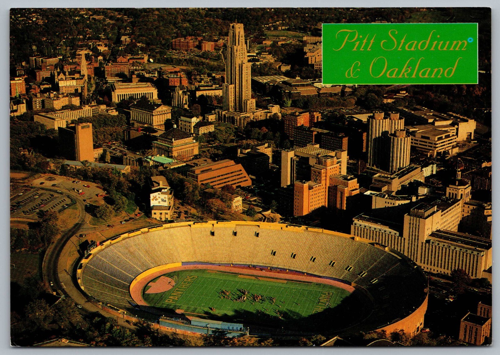 Pittsburgh PA Pitt Stadium University Football Game Stadium Oakland Postcard P2 Pittsburgh PA Pitt Stadium University Football Game Stadium Oakland Postcard P2