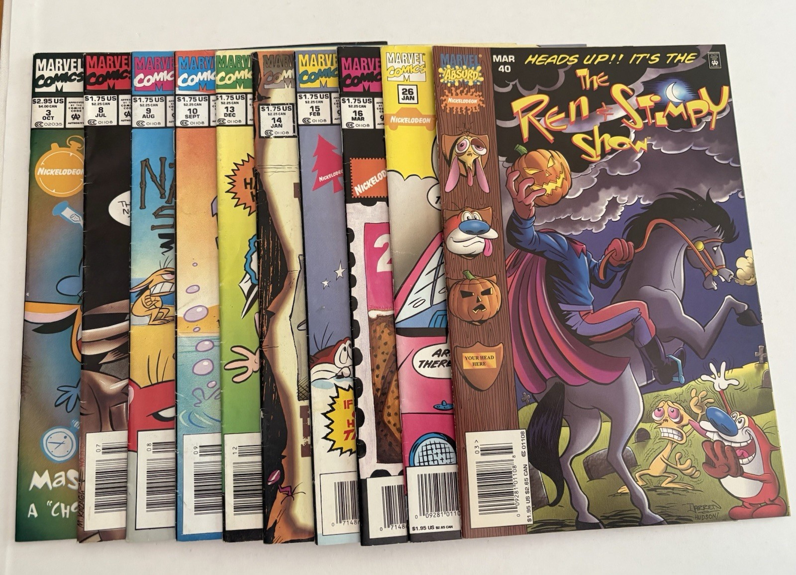 The Ren & Stimpy Show Fine/Very Fine Comic Lot of 10 Vintage Newsstand Editions The Ren & Stimpy Show Fine/Very Fine Comic Lot of 10 Vintage Newsstand Editions