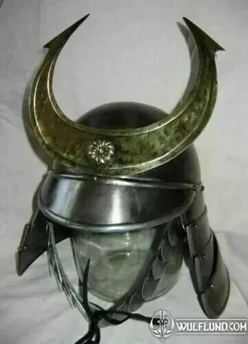 18GA Steel Samurai Helmet – Medieval Knight Armor Replica | Authentic Cosplay &