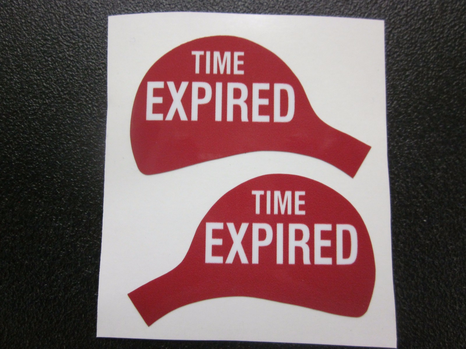Duncan Parking Meter Original High Quality Decals 