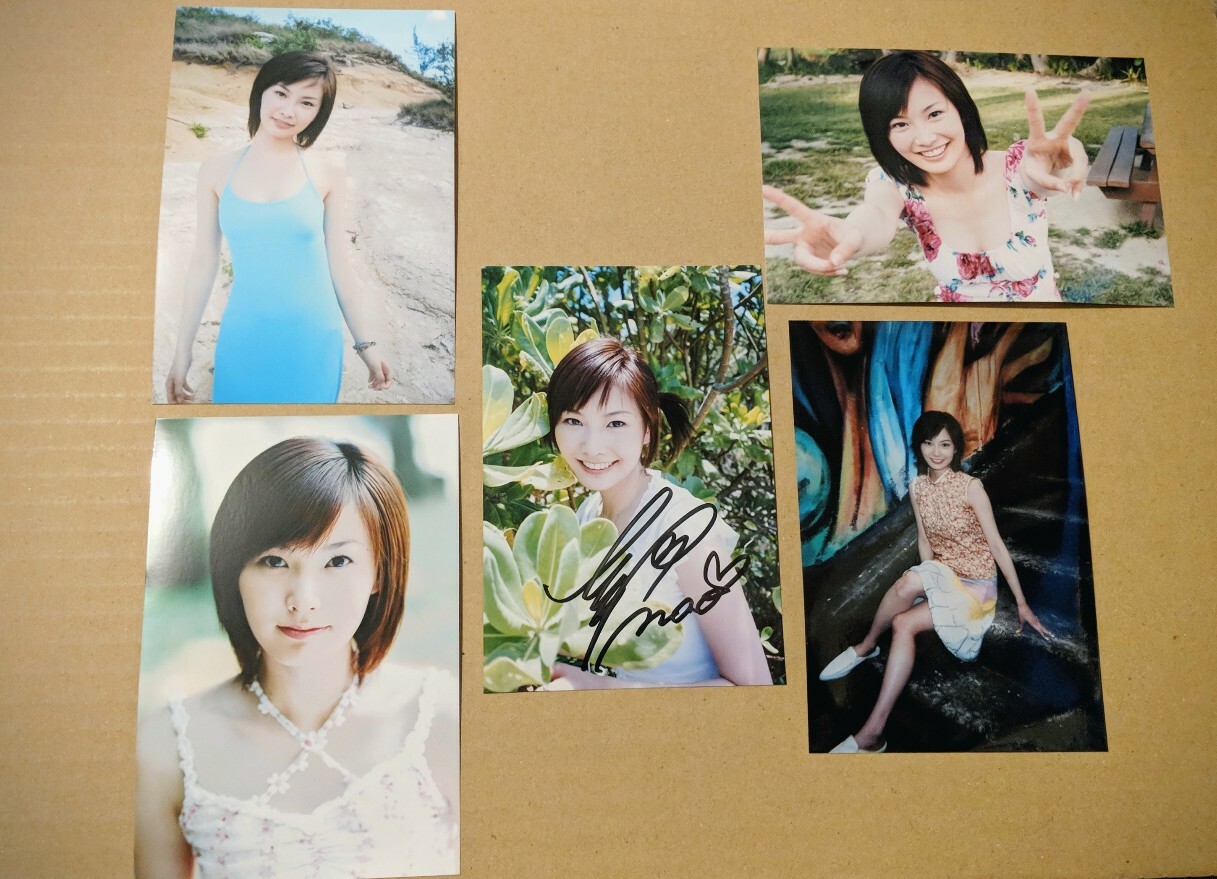 HurricaneBlue Sentai Hurricaneger Nao Nagasawa 4x6 Photos Set of 5 with One Auto