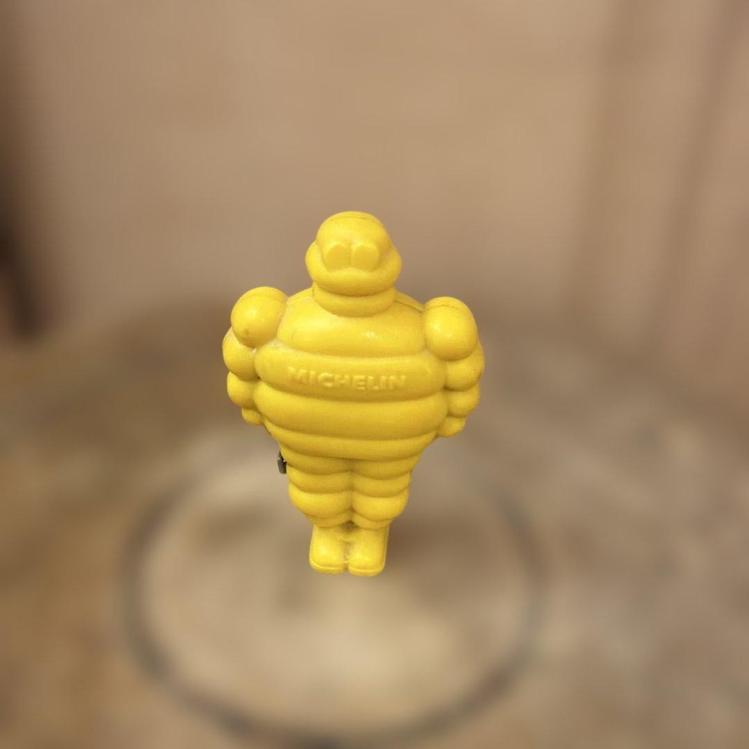 MICHELIN Yellow Bibendum with measuring tape