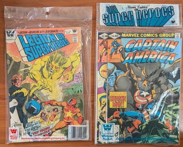 SEALED Marvel DC Whitman Comic Book Pack Unopened Multipack 3-pack 2 PACKS LOT