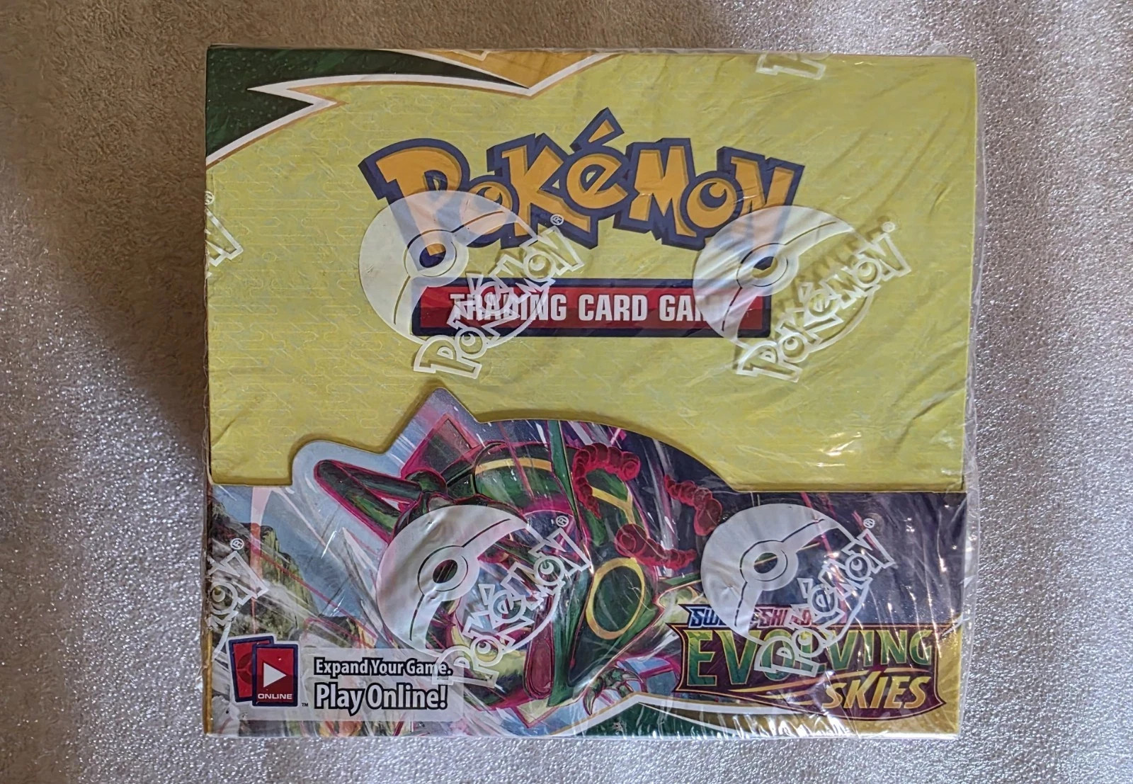 Pokemon Sword & Shield Evolving Skies Booster Box 36 Packs FACTORY