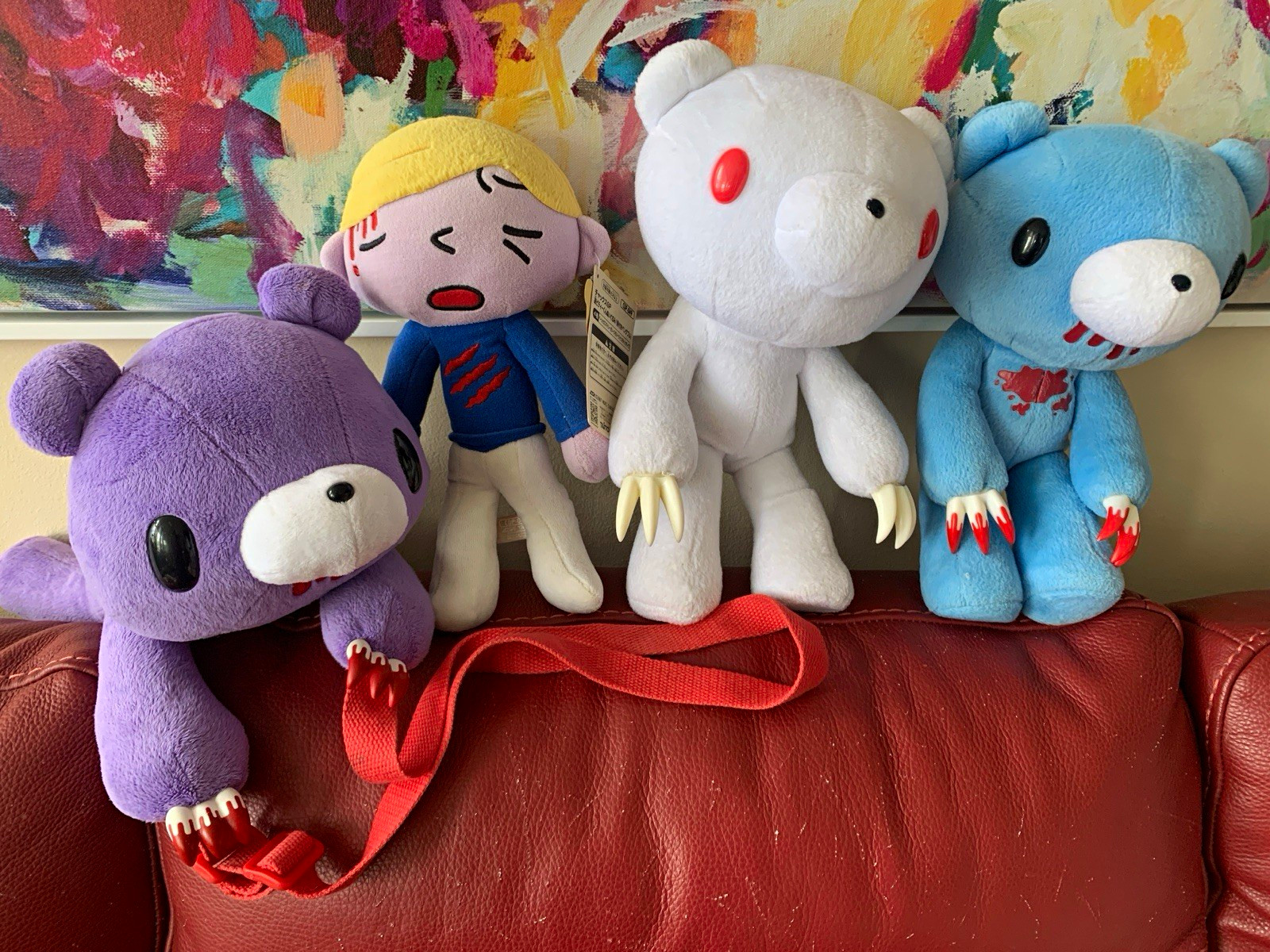 READ Gloomy Bear Official Plush Lot Cube Works Taito 12” Purple White Blue Pity READ Gloomy Bear Official Plush Lot Cube Works Taito 12” Purple White Blue Pity