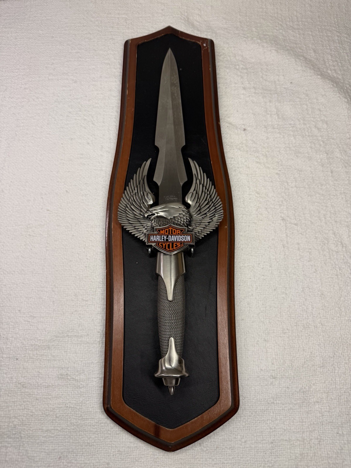 1999 Harley Davidson HD-6 Eagle Dagger 1 of 7500 Wood Wall Plaque