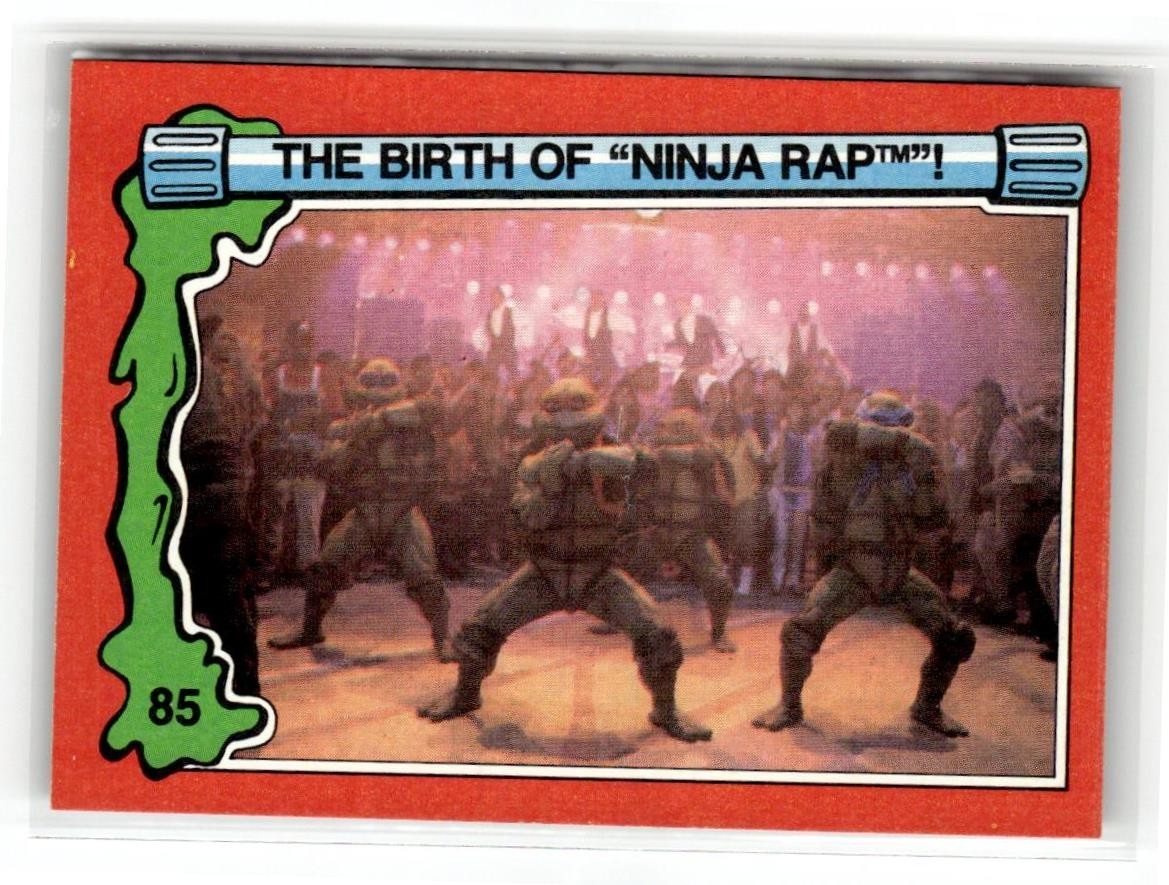 1991 Teenage Mutant Ninja Turtles II Movie Card
