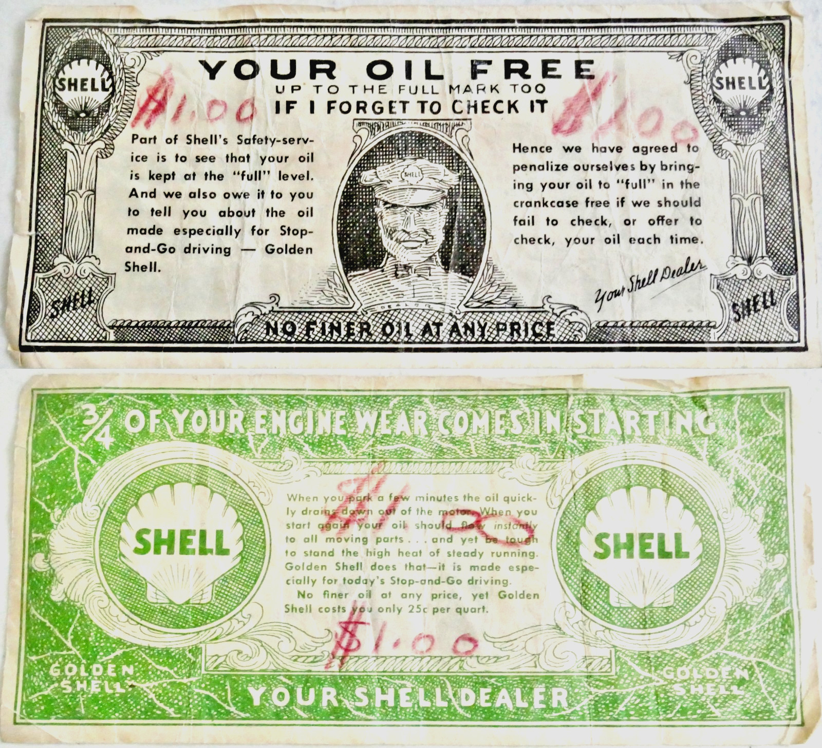 Vintage 1938 SHELL OIL Advertising Vintage 1938 SHELL OIL Advertising