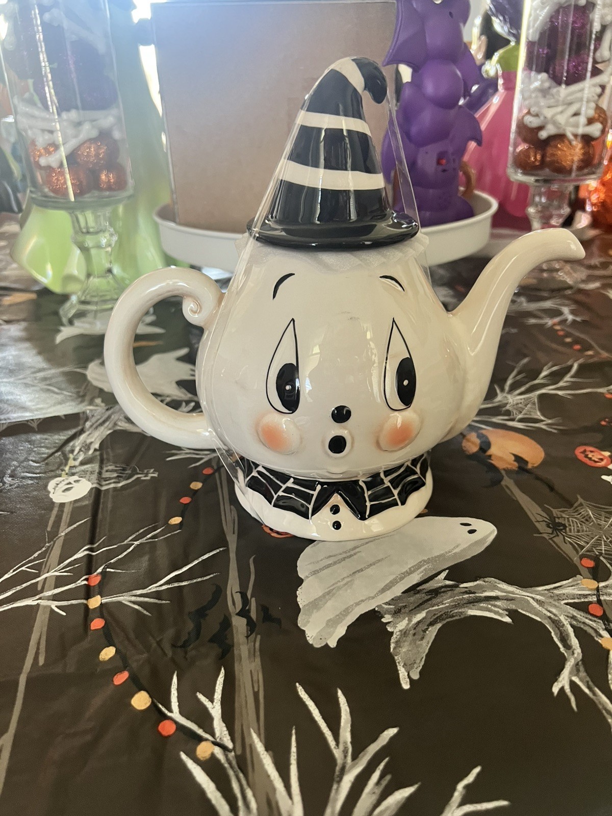 New RARE Johanna Parker Halloween Ghost Teapot Gus Collectible 2026 release