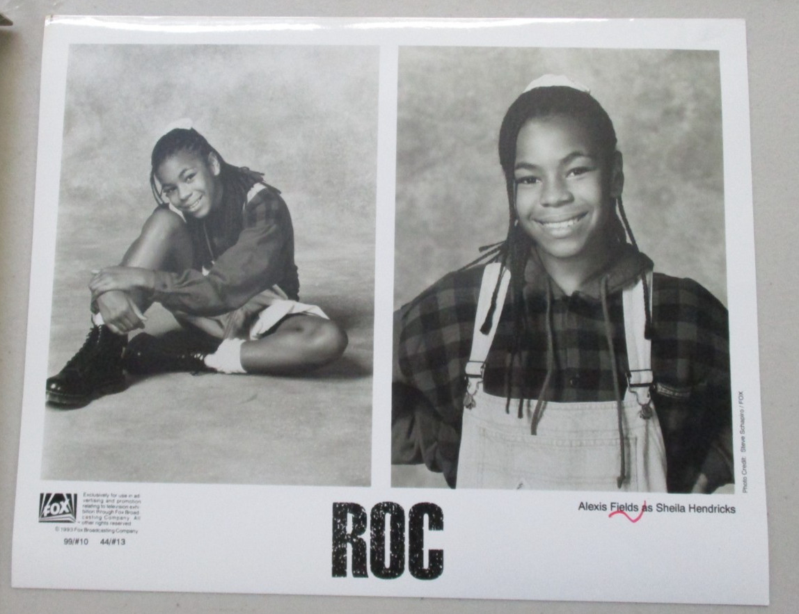 PRESS PROMO PHOTO 1993 FOX TV SHOW ROC STARRING ALEXIS FIELDS B&W 8X10 X498