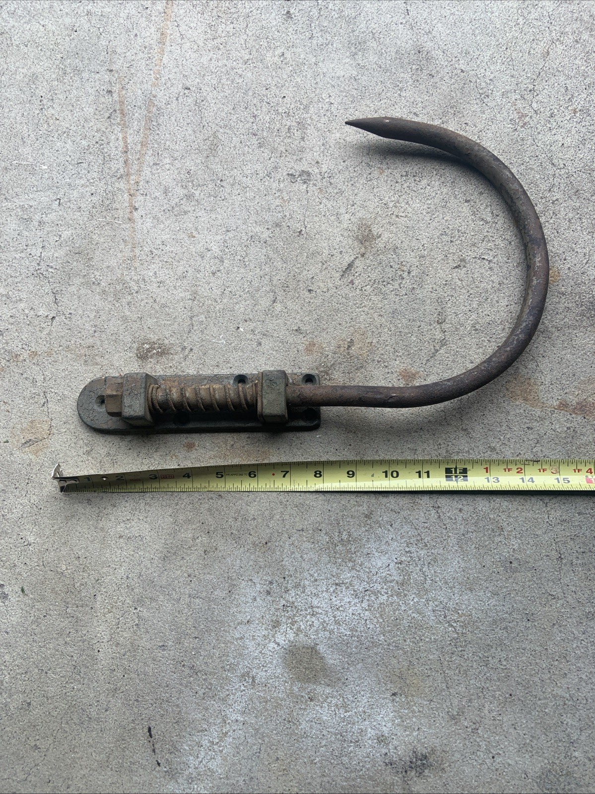 FIRE ROOF LADDER HOOK, ORIGINAL VINTAGE FIRE ENGINE LADDER WAGON FIRE ROOF LADDER HOOK, ORIGINAL VINTAGE FIRE ENGINE LADDER WAGON