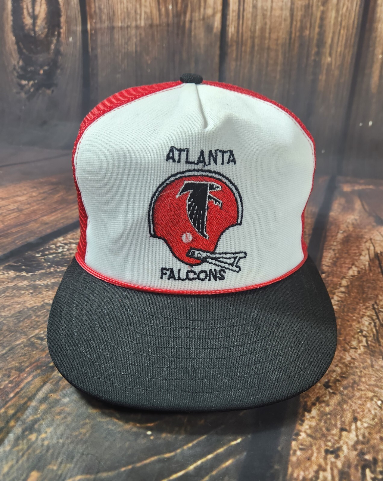 Atlanta Falcons Snapback Trucker Rare Vintage Hat SPORTS UNLIMITED M/L Adjust