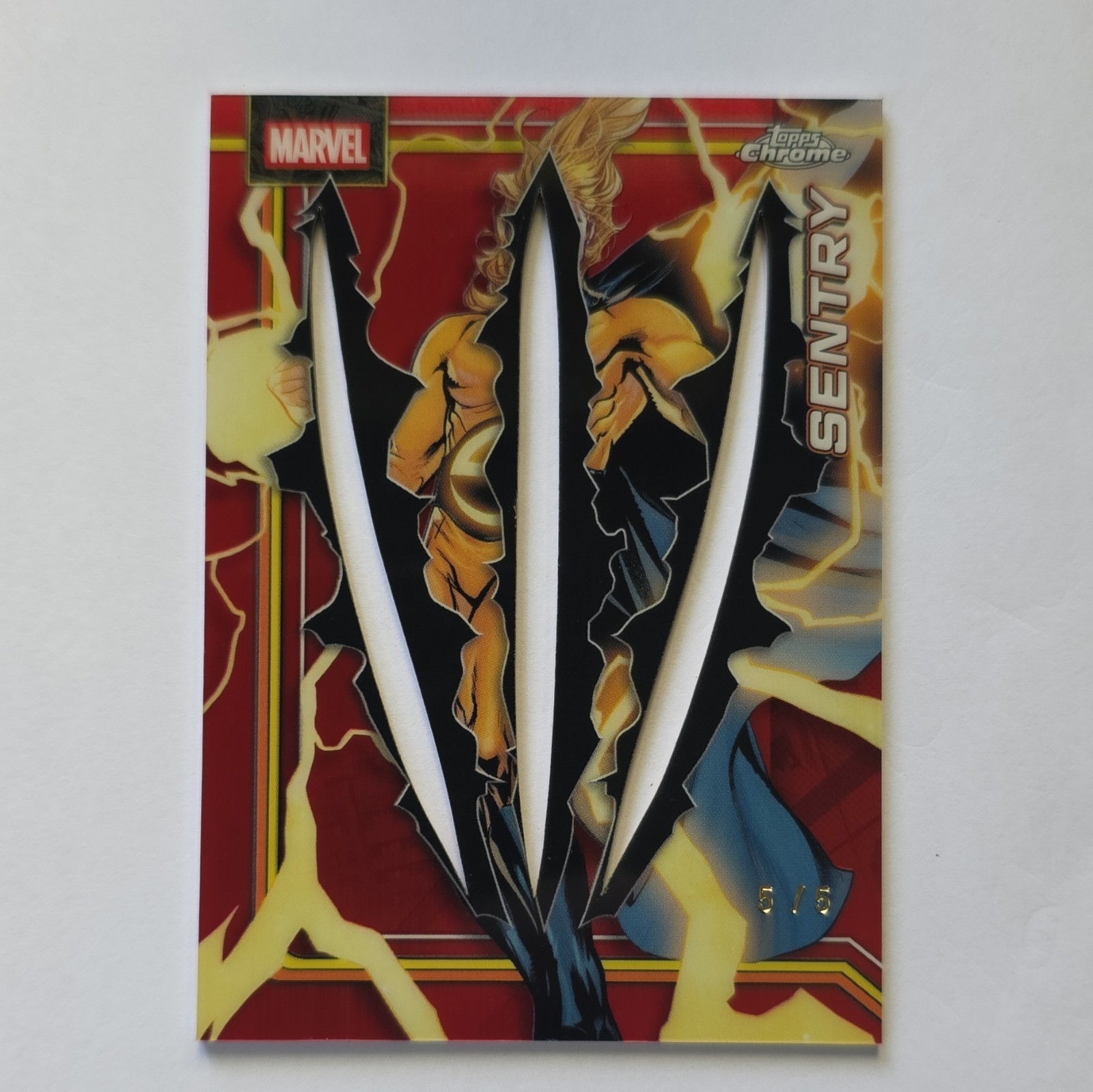 Topps, 2005 Topps Chrome Marvel, Sentry #149 Serial Numbered 5/5 Topps, 2005 Topps Chrome Marvel, Sentry #149 Serial Numbered 5/5