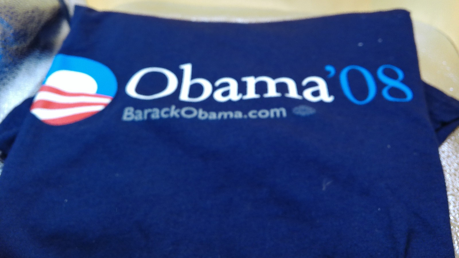 Obama elected POTUS 2008 elections NOS never worn Large Union Line T Shirt