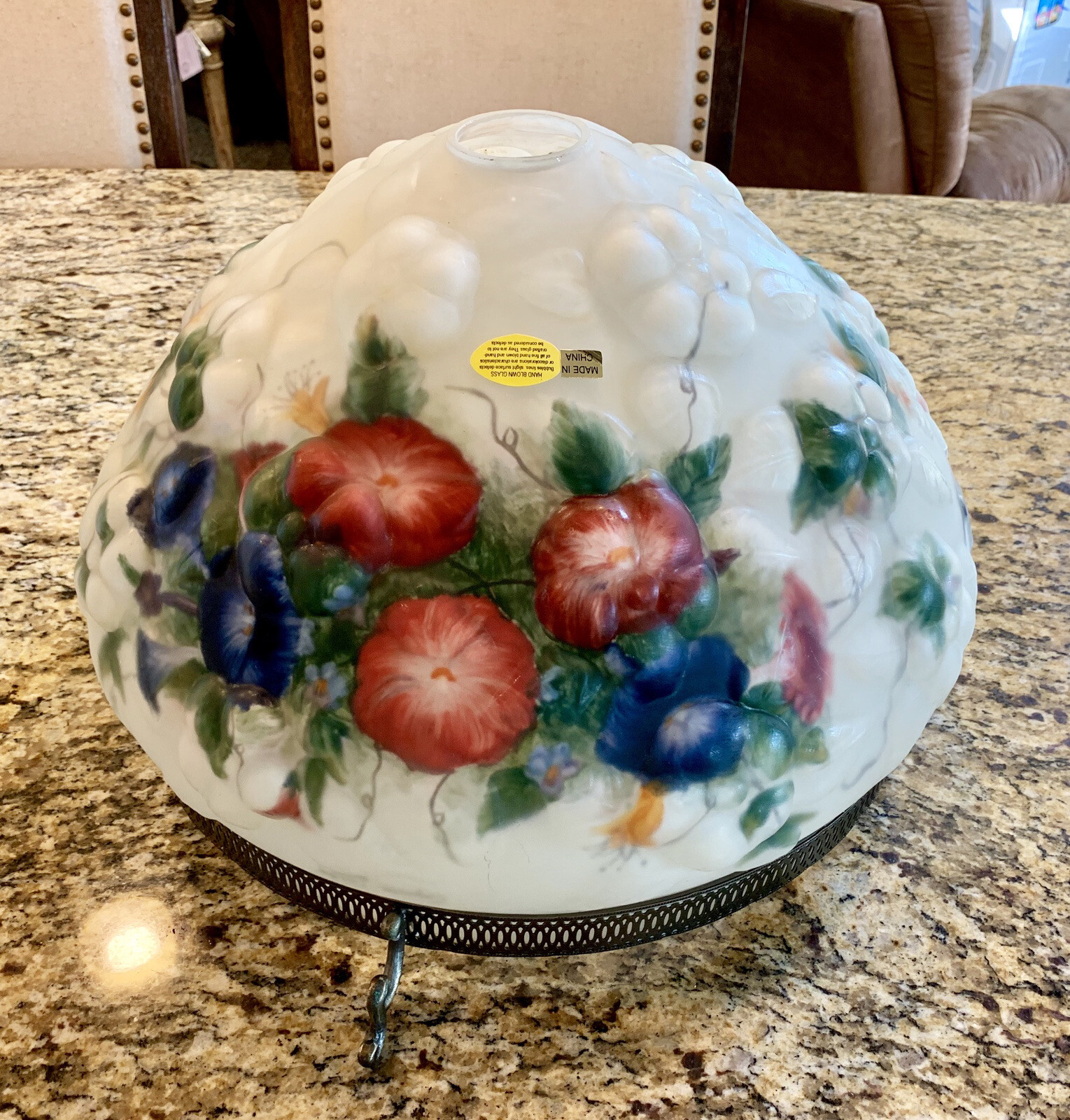 Vintage Glynda Turley Hanging Rose Chandelier Lamp light 1999 SUPER RARE Vintage Glynda Turley Hanging Rose Chandelier Lamp light 1999 SUPER RARE