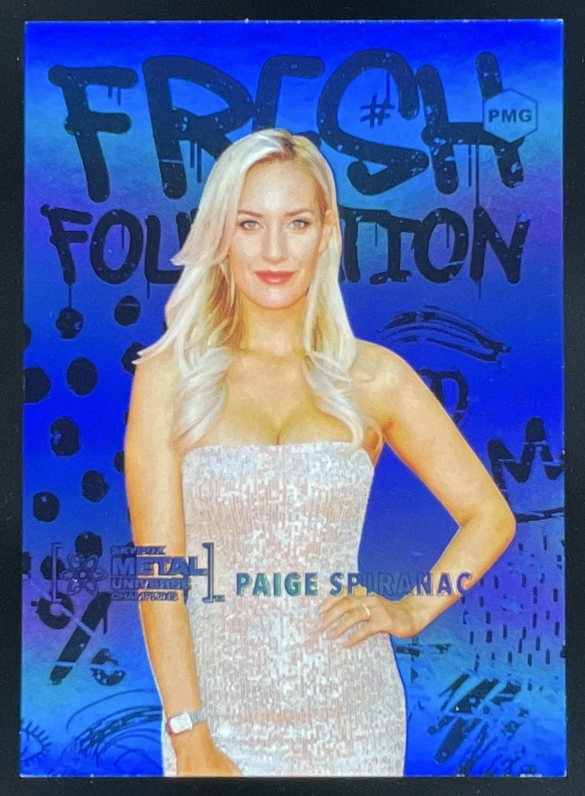 2021 Skybox Metal Universe Blue Precious Metal Gems #FF36 Paige Spiranac /25 2021 Skybox Metal Universe Blue Precious Metal Gems #FF36 Paige Spiranac /25