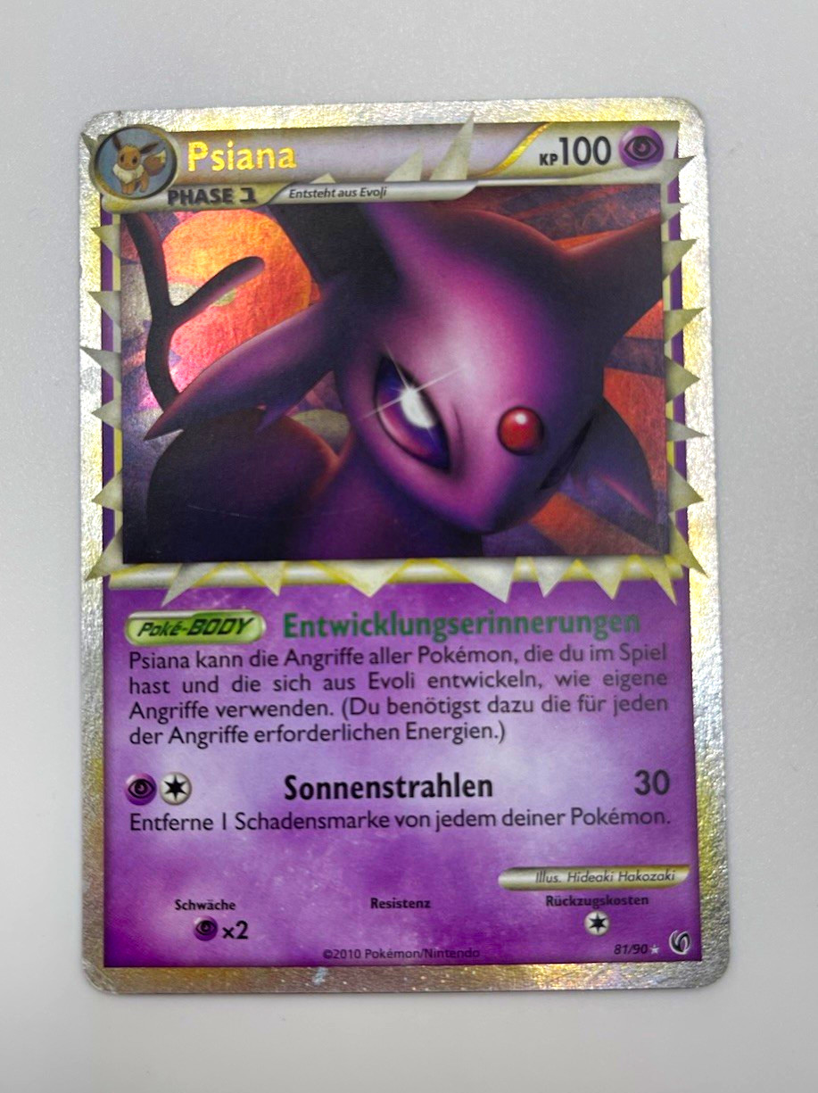Psiana Prime 81/90 Pokemon HGSS 2010