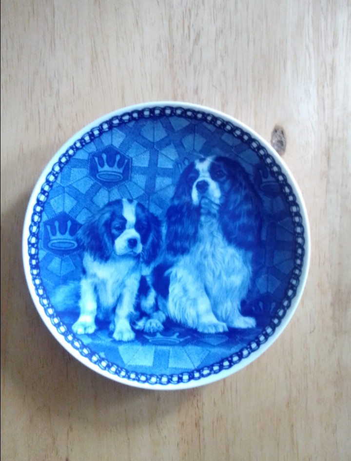 Lekven Design Cavalier King Charles Spaniel Dog Plate Denmark Lekven Design Cavalier King Charles Spaniel Dog Plate Denmark