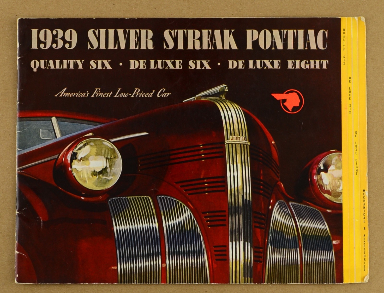 1939 Pontiac Silver Streak Six Eight Original Dealer Sales Brochure