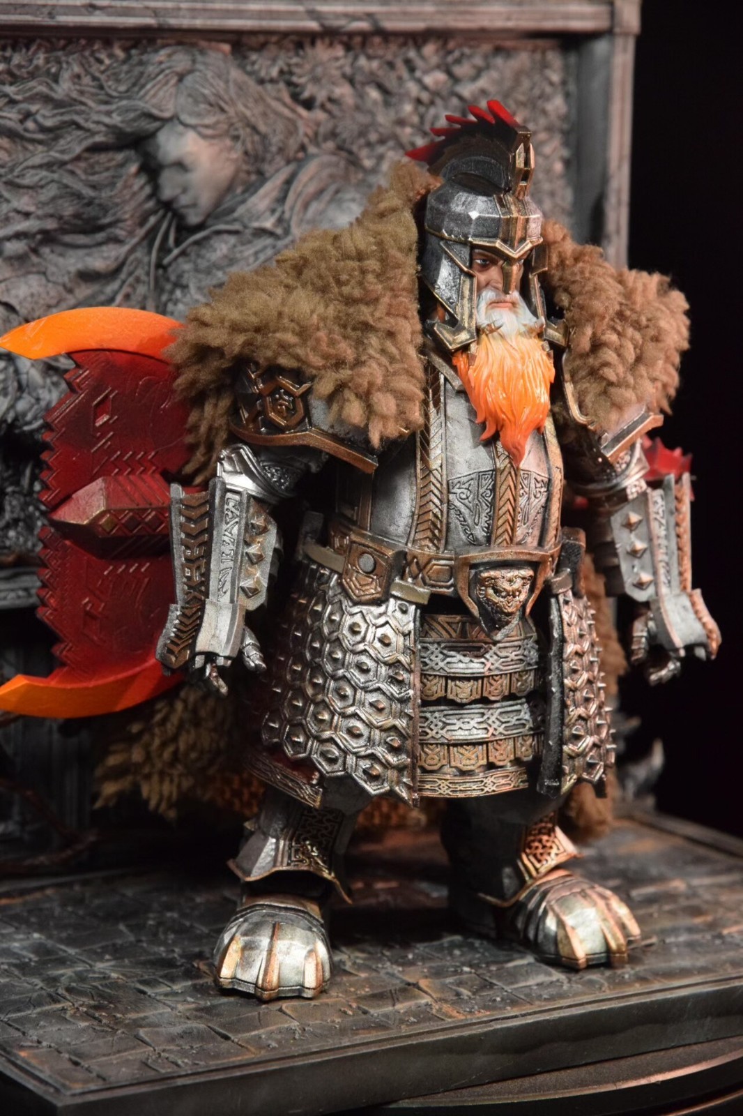 custom  Four Horsemen Mythic Legions  1/12 dwarf Dáin II Ironfoo  The Hobbit