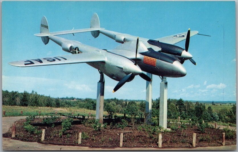 c1960s POPLAR, Wisconsin Postcard \