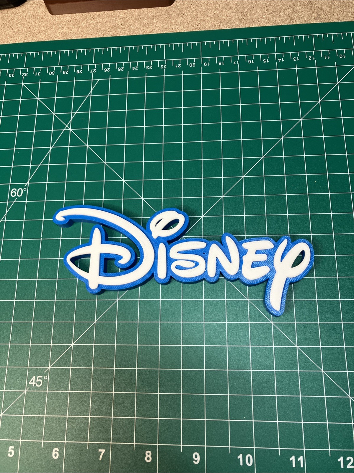 3D Printed Disney Sign Logo Fan Display Fan Art 3D Printed Disney Sign Logo Fan Display Fan Art