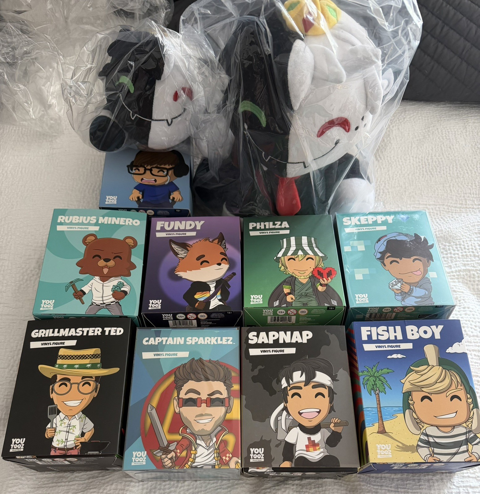 YOUTOOZ - MINECRAFT YOUTUBER LOT COLLECTIBLE BUNDLE LOT OF 11 AUTHENTIC BRANDNEW YOUTOOZ - MINECRAFT YOUTUBER LOT COLLECTIBLE BUNDLE LOT OF 11 AUTHENTIC BRANDNEW