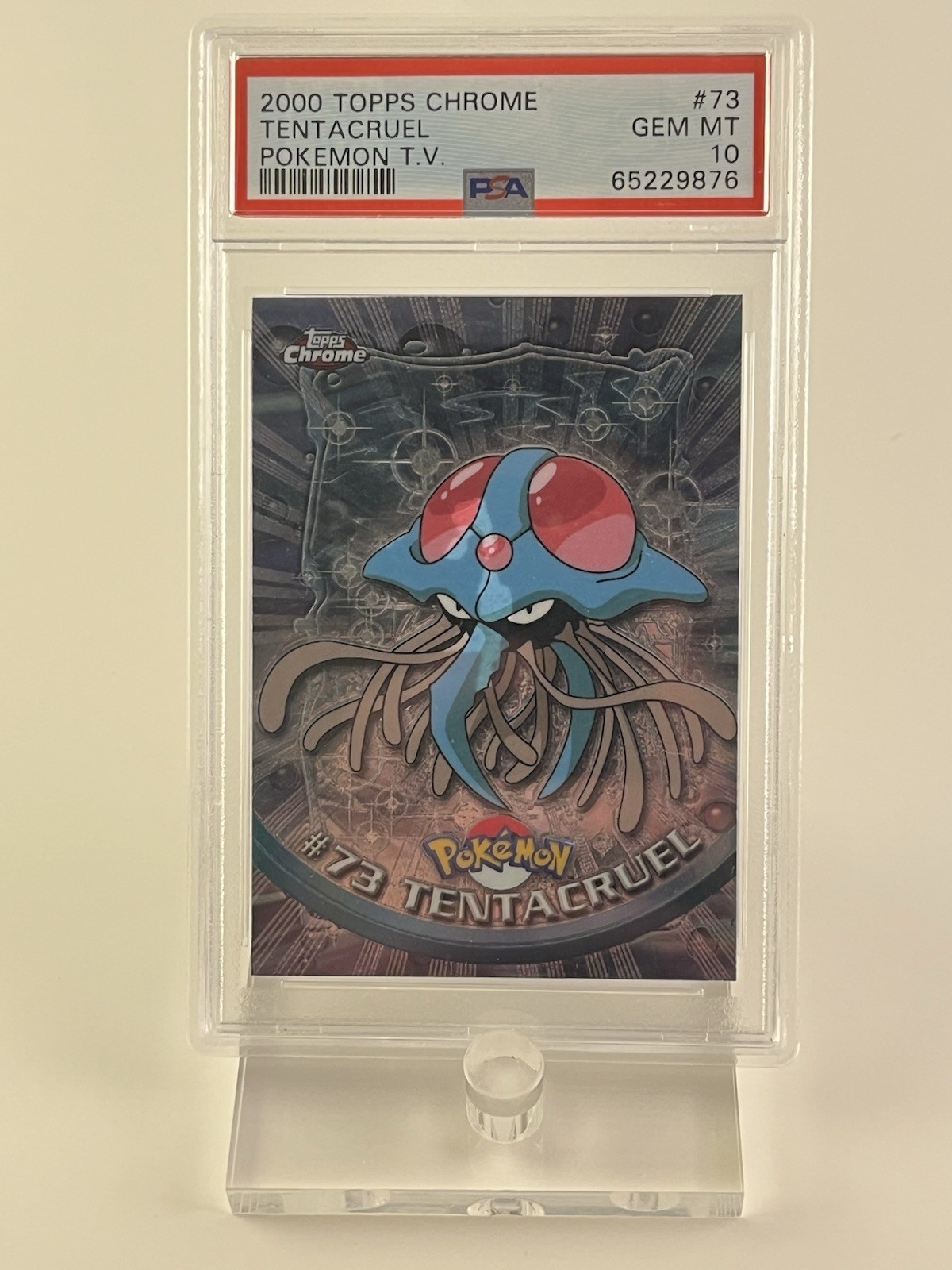 Pokémon TCG PSA 10 Topps Chrome Tentacruel #73 LOW POP