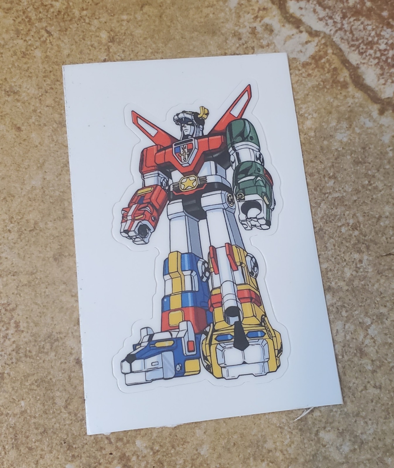 Vintage Retro-looking Voltron Sticker *5* YEAR WARRANTY Vintage Retro-looking Voltron Sticker *5* YEAR WARRANTY
