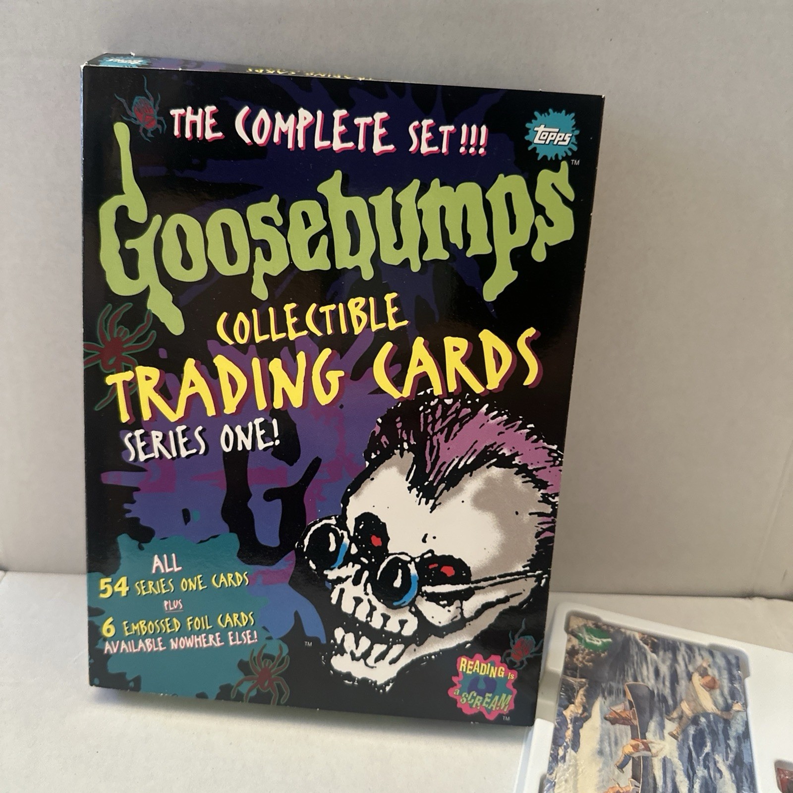 1996 Topps Goosebumps Collectible Trading Cards Series 1 Set New Sealed Box Set 