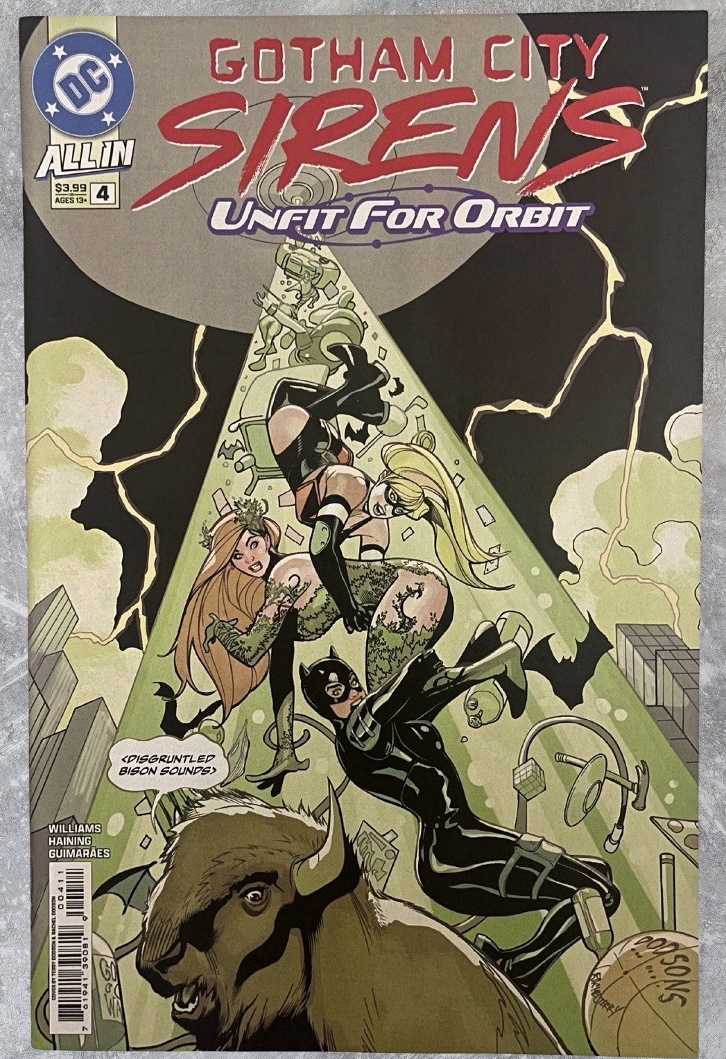 Gotham City Sirens 4 Unfit For Orbit Dodson Cover DC Harley Ivy Catwoman NM
