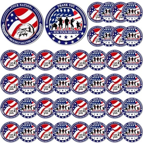 40 Pcs Metal Military Challenge Coins Collection Set Bulk Stylish 40 Pcs Metal Military Challenge Coins Collection Set Bulk Stylish