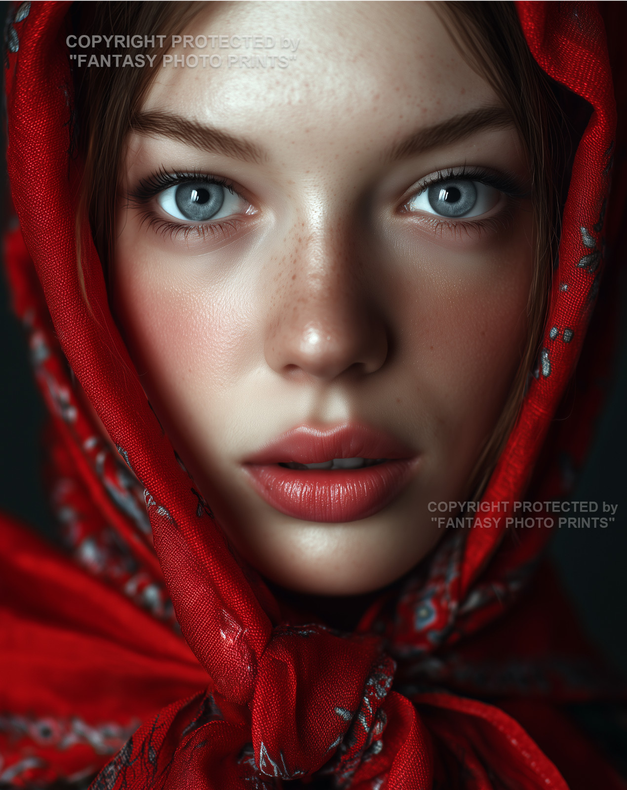 Fine Art 8x10 Blue Eyes Photo Print Pretty Woman Photography Model 95398