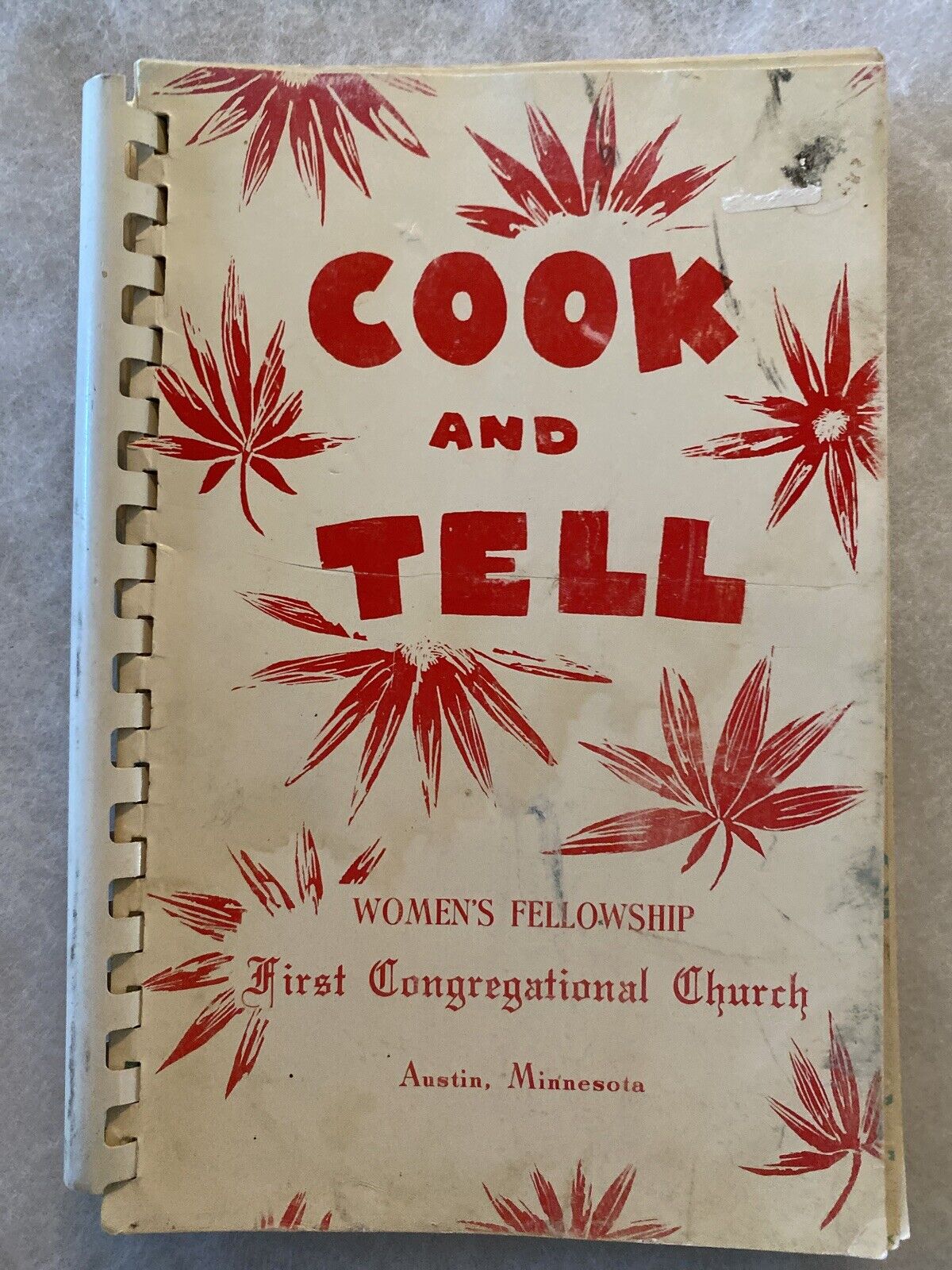 Austin MN Minnesota FIRST CONGREGATIONAL CHURCH Cookbook Family Recipes Baking