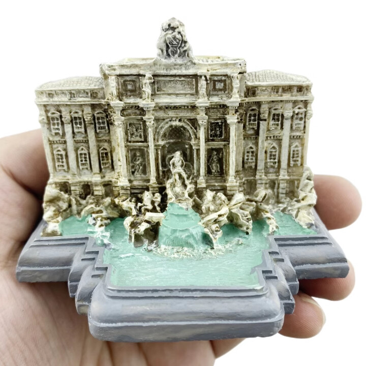 Italy Roma Trevi Fountain Souvenir Office Desk Table Ornament Decoration GIFT