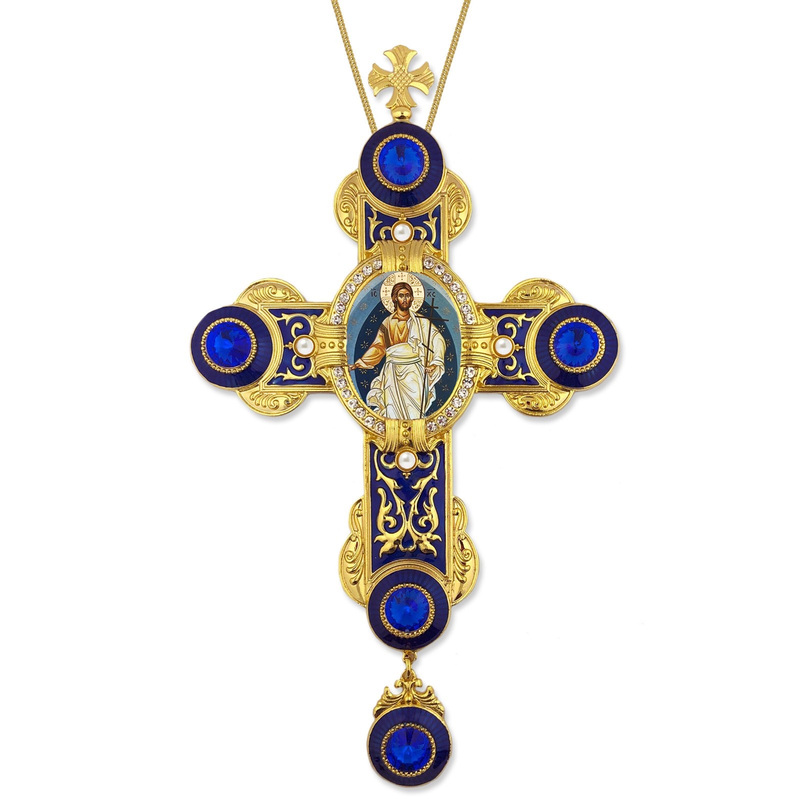 Resurrection of Christ Wall Cross Greek Byzantine Icon Gold Foil Religious gift