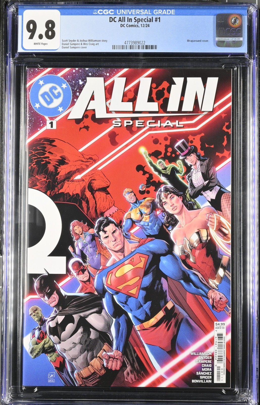 Dc All in Special #1 CGC 9.8 1st Print 1stAbsolute Batman Wonder Woman Superman Dc All in Special #1 CGC 9.8 1st Print 1stAbsolute Batman Wonder Woman Superman