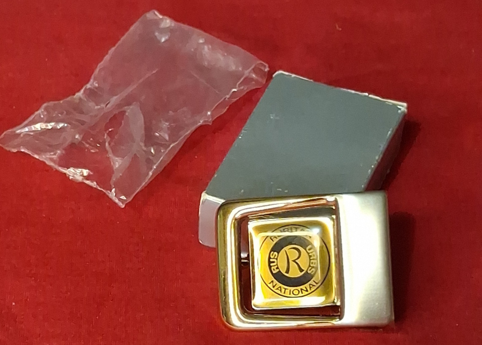 Vintage Ruritan National Civic Club Belt Buckle Gold Tone Member Volunteer MINT Vintage Ruritan National Civic Club Belt Buckle Gold Tone Member Volunteer MINT