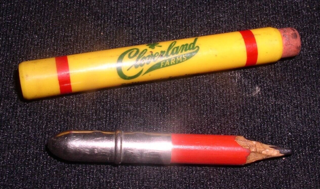 Cloverland Farms Dairy Milk, Baltimore, MD  vintage Advertising Pencil Holder