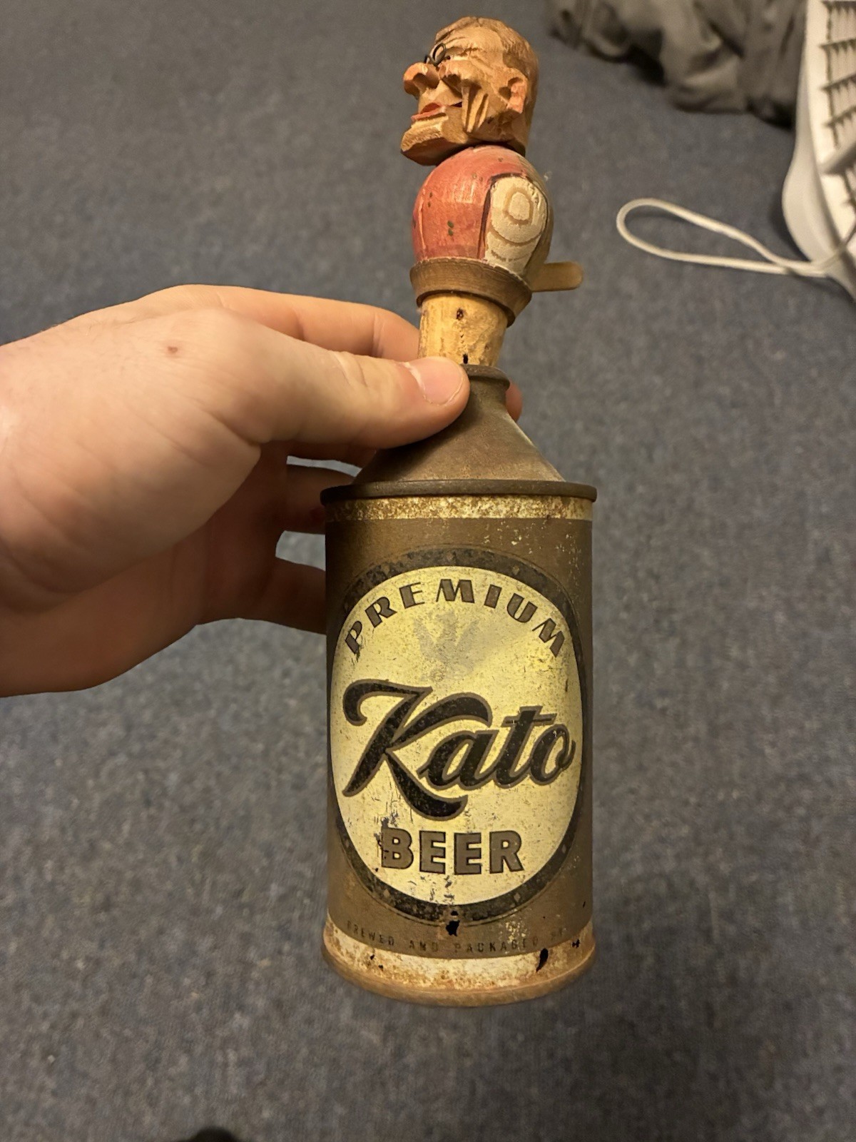 Vintage Kato Beer Advertising Novelty Bottle