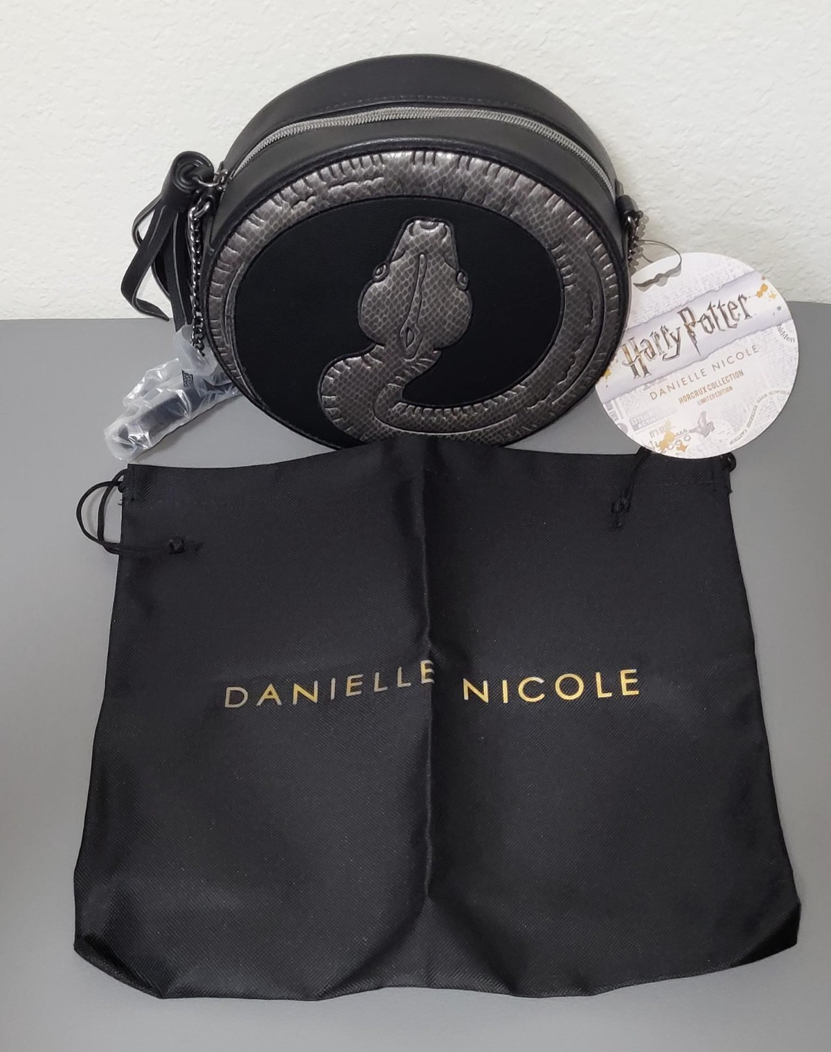 RARE Danielle Nicole Harry Potter Horcrux Collection Nagini Round Crossbody NEW
