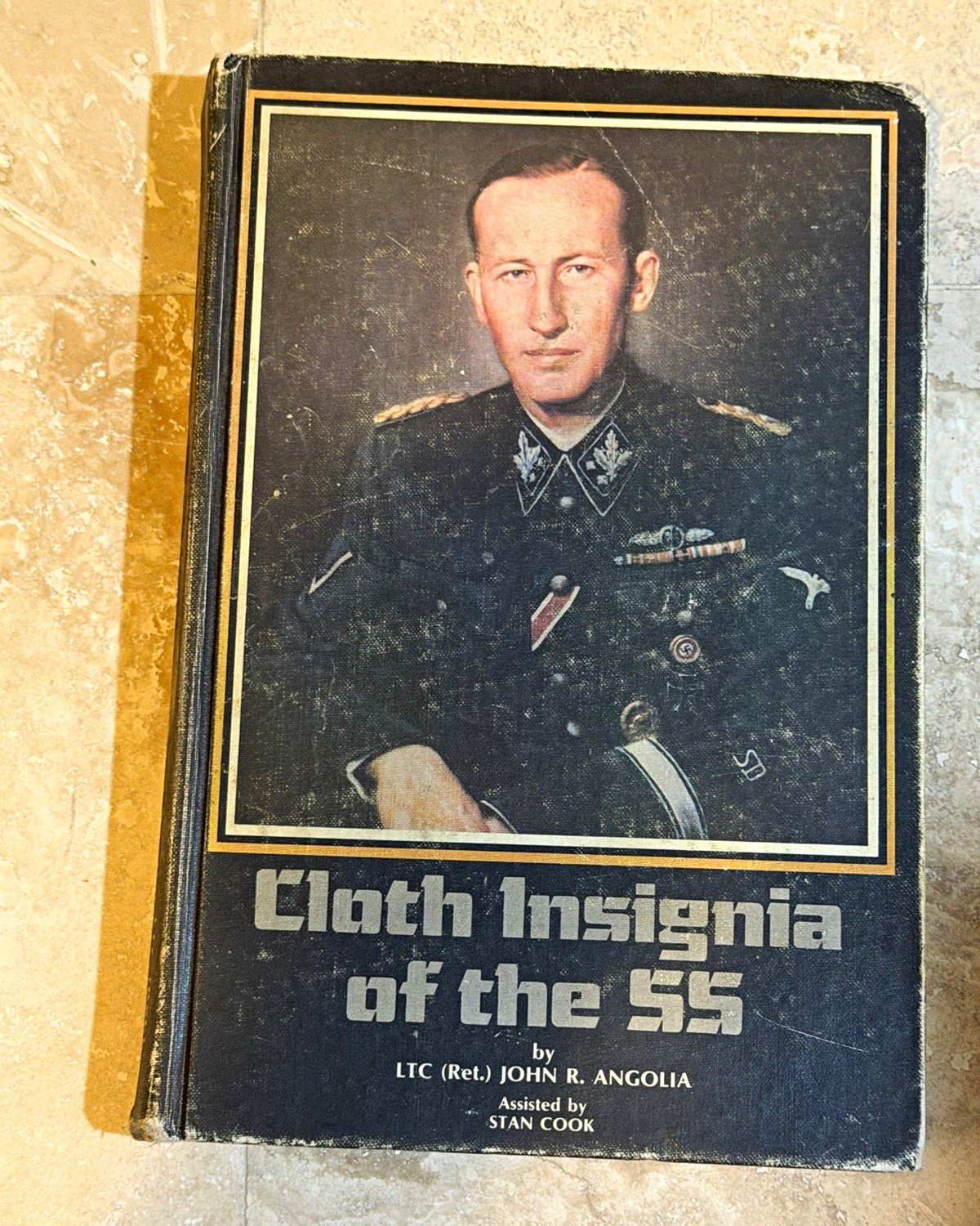 Cloth Insignia of the SS by John R. Angolia Signed/Inscribed #86 by John hinself