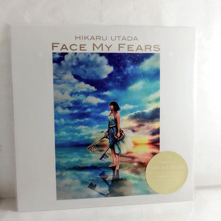 Hikaru Utada Face My Fears Vinyl LP Kingdom Hearts III Limited Edition Poster JP Hikaru Utada Face My Fears Vinyl LP Kingdom Hearts III Limited Edition Poster JP