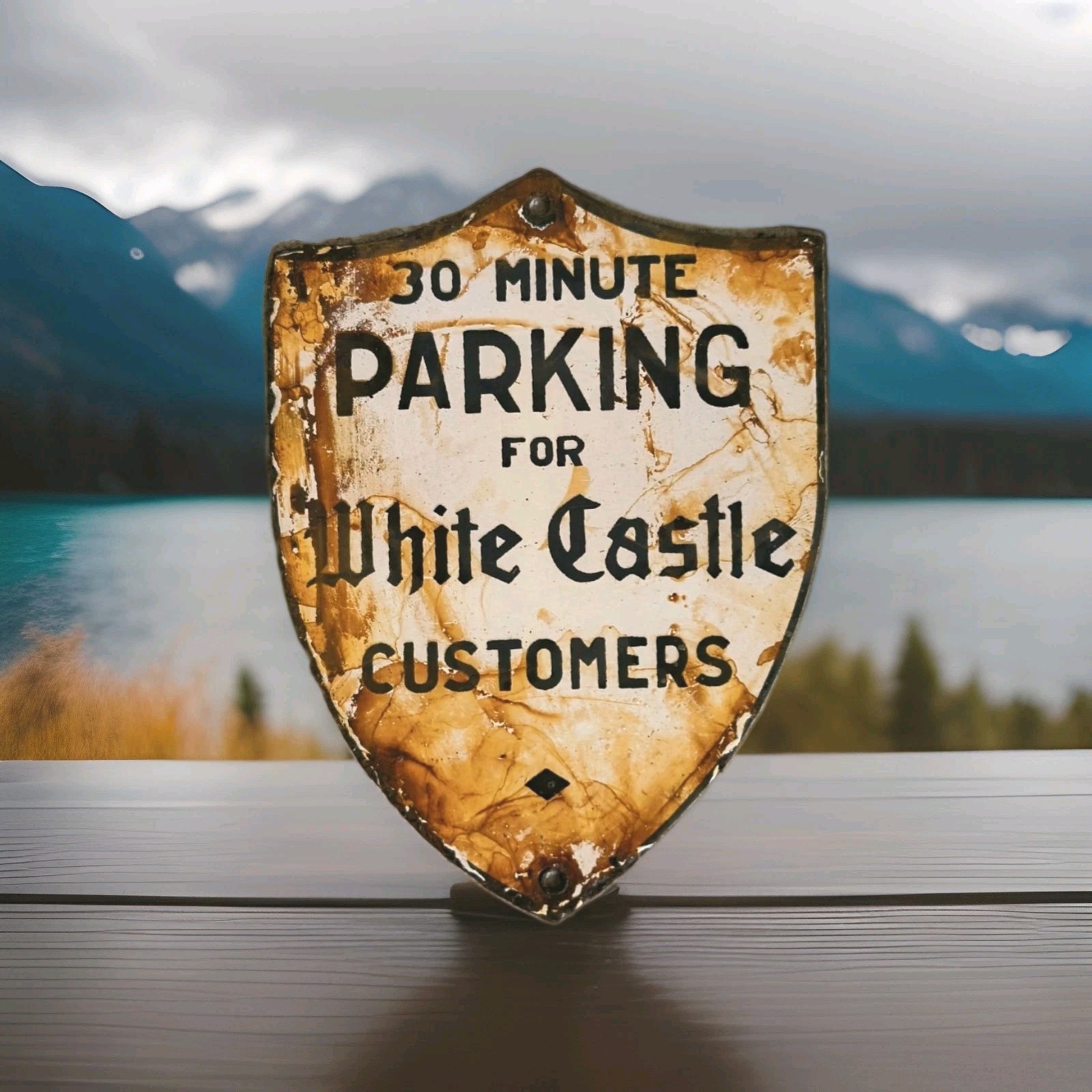 Vintage White Castle Porcelain Sign Buy Them By Sack Hamburger Krystal Gas Oil Vintage White Castle Porcelain Sign Buy Them By Sack Hamburger Krystal Gas Oil