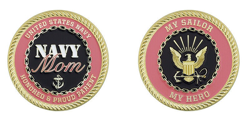 NAVY HONORED PROUD MOM COIN