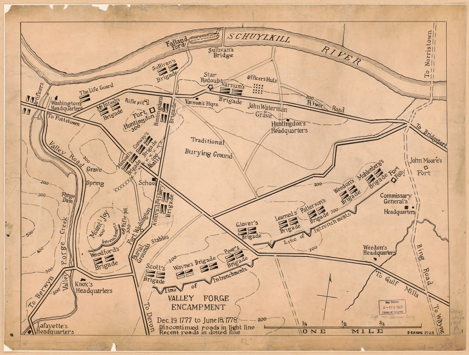 Valley Forge Encampment 1777 Vintage Military History Map Photo Reprint Valley Forge Encampment 1777 Vintage Military History Map Photo Reprint